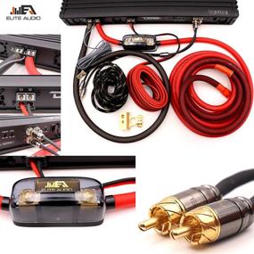 img 3 attached to Elite Audio 0 Gauge 100% Copper Pro Amp Kit EA-PROK0: Ultimate 5000 Watt Amplifier Wiring Kit with Premium OFC Copper Wire, RCA Interconnects, and Speaker Wire
