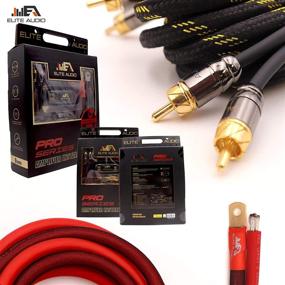 img 4 attached to Elite Audio 0 Gauge 100% Copper Pro Amp Kit EA-PROK0: Ultimate 5000 Watt Amplifier Wiring Kit with Premium OFC Copper Wire, RCA Interconnects, and Speaker Wire