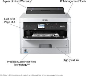 img 1 attached to 🖨️ Boost Efficiency with the Workforce Pro WF-M5299 Workgroup Monochrome Printer