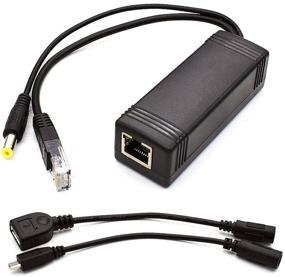 img 4 attached to 💡 Enhance Connectivity: PLUSPOE Micro USB Active PoE Splitter for Remote USB Power Over Ethernet - Perfect for Tablets, Dropcam, Nest Cam, and Raspberry Pi – Compatible with 10/100M PoE Switches or PoE Injectors
