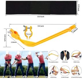 img 1 attached to Hicocool 3-предметный комплект: Повысьте эффективность вашего игрового удара в гольф с помощью тренажеров