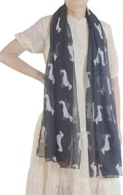 img 2 attached to Barara King Horses Scarves: Stylish Women's Accessories in Scarves & Wraps Collection