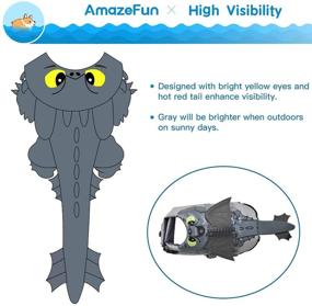 img 3 attached to 🐶 AmazeFun Dog Life Jacket: Ultimate Safety in Water - Adjustable, High Buoyancy, Rescue Handle - Perfect for Pool, Beach, Boating