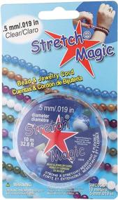 img 1 attached to Stretch Magic Bead & Jewelry Cord - Strong & Stretchy Elastic String for Making Beaded Jewelry - Clear Color - 0.5mm Diameter - 10-Meter Spool (32.8 ft)