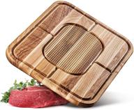 meat cutting board - 17.5x11.5 inches logo