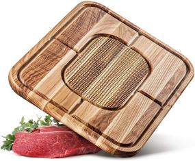 img 4 attached to Meat Cutting Board - 17.5x11.5 Inches