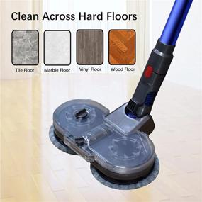 img 1 attached to 🧹 Coodss Dry and Wet Mop Cleaning Head: The Ultimate Accessory for Dyson V7 V8 V9 V10 V11 Wireless Vacuum Cleaner- Perfect for Hardwood Floor Cleaning!