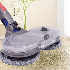 img 2 attached to 🧹 Coodss Dry and Wet Mop Cleaning Head: The Ultimate Accessory for Dyson V7 V8 V9 V10 V11 Wireless Vacuum Cleaner- Perfect for Hardwood Floor Cleaning!