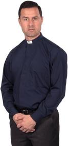 img 3 attached to Reliant Mens Clergy Shirt Collar Men's Clothing for Shirts
