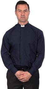 img 4 attached to Reliant Mens Clergy Shirt Collar Men's Clothing for Shirts