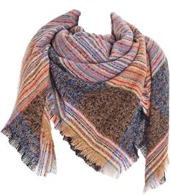 img 2 attached to Wander Agio Infinity Surface Scarves Women's Accessories