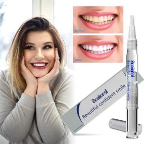 img 3 attached to 💎 2 Instant Teeth Whitening Pens - Hydrogen Peroxide Gel, No Sensitivity, Effective & Painless, Travel-Friendly, Beautiful White Smile - 20+ Uses