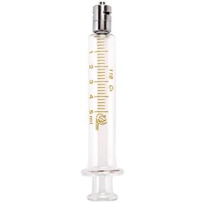 img 4 attached to High-Quality Gufastoe Pack Laboratory Glass Syringes: Precision and Durability for Research Needs