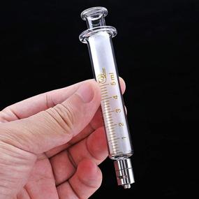 img 2 attached to High-Quality Gufastoe Pack Laboratory Glass Syringes: Precision and Durability for Research Needs