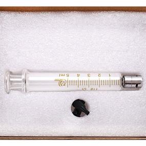 img 3 attached to High-Quality Gufastoe Pack Laboratory Glass Syringes: Precision and Durability for Research Needs