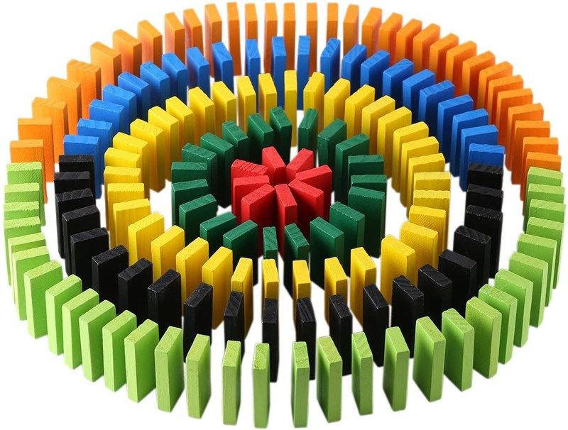 click play 300 piece building stacking 로고