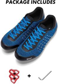 img 3 attached to Cycling Mountain Indoor Riding Exercise Men's Shoes
