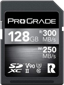 img 4 attached to 📸 Prograde Digital SD UHS-II 128GB Card V90: Fast Write and Read Speeds for Vloggers, Filmmakers, Photographers & Content Curators