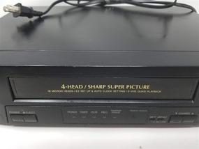 img 1 attached to Эффективная производительность раскрывается: представляем Sharp VCA-410 4-Head Mono VCR.