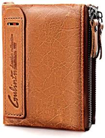 img 4 attached to 🔒 Ultimate Wallet: Authentic Leather with Advanced Thwarting Technology