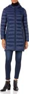 tommy hilfiger womens midlength packable women's clothing for coats, jackets & vests logo