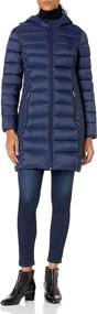 img 3 attached to Tommy Hilfiger Womens Midlength Packable Women's Clothing for Coats, Jackets & Vests