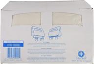 🚽 hospeco ds-1000 half-fold toilet seat covers: discreet, high-quality, 1-piece logo