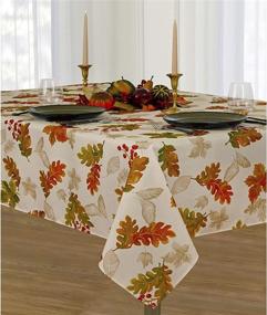 img 3 attached to 🌪️ Elrene Fashions Alluring Swirls Tablecloth