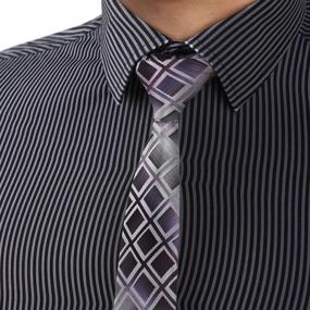 img 3 attached to 👔 Stylish and Trendy Dan Smith DAE7C10D Checkered Microfiber Boys' Accessories and Neckties - Perfect for Any Occasion!