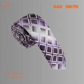 img 2 attached to 👔 Stylish and Trendy Dan Smith DAE7C10D Checkered Microfiber Boys' Accessories and Neckties - Perfect for Any Occasion!