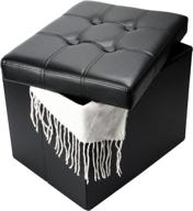 storage ottoman eylaem foldable 17x13x13in logo