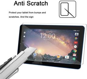 img 1 attached to Cherrry Protector Tempered Definition Resistant Tablet Accessories