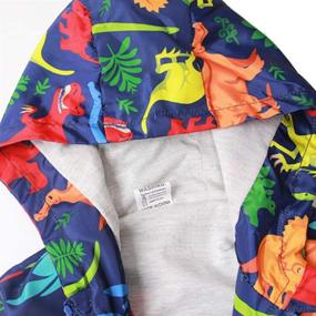 img 2 attached to 🦖 Adorable Little Cartoon Dinosaur Windproof Outerwear for Boys: Jackets & Coats Done Right!