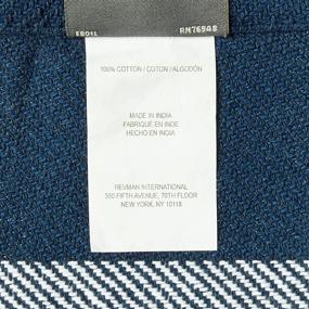img 2 attached to 🛏️ Eddie Bauer Home Boylston Collection: Lightweight Striped Blanket, 100% Cotton, Cozy Throw for Twin Bed in Navy - Soft, Breathable & Machine Washable