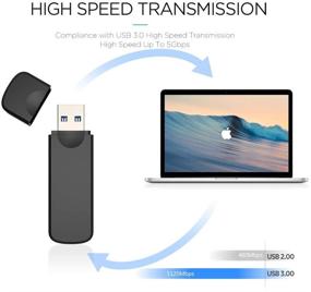 img 1 attached to 📷 Считыватель карт памяти Casolu USB 3.0 - Считыватель карт Micro SD - Считыватель карт TF - 2-в-1 считыватель карт SD/TF - Считыватель карт для камеры