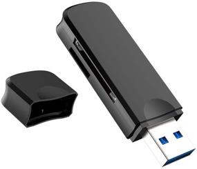 img 3 attached to 📷 Считыватель карт памяти Casolu USB 3.0 - Считыватель карт Micro SD - Считыватель карт TF - 2-в-1 считыватель карт SD/TF - Считыватель карт для камеры