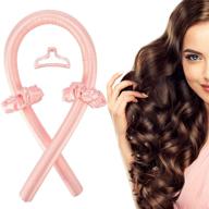 effortless heatless hair curlers: лента для завивки волос без нагрева для женщин - заколка для завивки волн - средства для укладки волос средней и длинной длины - лента для завивки без тепла с заколками для волос и резинкой - добейтесь потрясающих завивок без тепла с помощью заколка для волос логотип