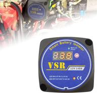 🔋 high-quality dual battery isolator 12v 140amp-vsr compatible for rv marine car truck camper off-road yacht atv utv boats- manual & auto modes- not suitable for lithium batteries logo