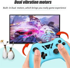 img 1 attached to 🎮 Wireless Switch Pro Controller for Switch and Switch Lite- Turbo Dual Shock, Gyro Axis Support
