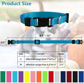 img 3 attached to 🐶 Puppy ID Collars: Soft Nylon Adjustable Breakaway Safety Whelping Litter Collars for Newborn Pets (M) with Record Keeping Charts