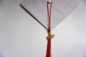 img 3 attached to 🎓 Stylish Graduation Tassel - 2019 Year Charm Included (White/Red) by Grad Days