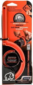 img 2 attached to 🔧 Camco Rhinoflex RV Sewer Fitting Wrench Set - Enhances Your Grip and Effortlessly Tightens or Loosens Swivel Fittings! Lightweight and Long-lasting Design - Includes 2 Wrenches (39758), Orange