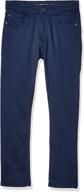 nautica boys' skinny stretch twill pant: comfortable & stylish bottoms for young trendsetters logo