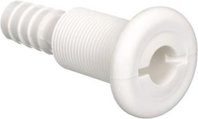 img 2 attached to 🔌 Attwood 3873-3 Polypropylene Straight Thru-Hull Connector - Premium White Finish