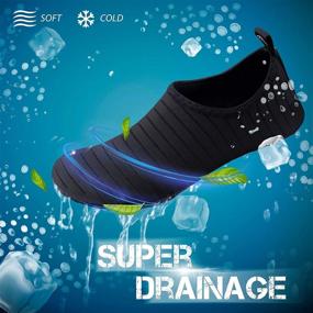 img 3 attached to 👟 SIMARI Water Shoes: Quick-Dry Aqua Socks for Beach, Swim, Surf, Yoga - Women's and Men's SWS001