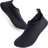 👟 simari water shoes: quick-dry aqua socks for beach, swim, surf, yoga - women's and men's sws001 logo