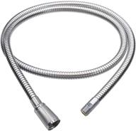 🚰 grohe ladylux replacement parts - 46092000 kitchen faucet hose replacement, awelife alira sink faucet hose - 59-inch pull-out spray, starlight chrome finish логотип