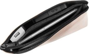 img 3 attached to Gold Ayotu Waterproof Storage Pencil Pouch Bag - Organize MacBook Power Adapter, Mouse, Apple Pencil, Data Cables, Cellphone, Power Bank, Cosmetic + More!