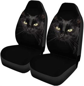 img 4 attached to Britimes Set Of 2 Car Seat Covers Auto Accessories Carseat Front Seats Fit Most Cars