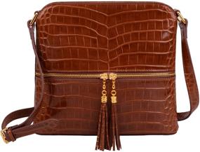 img 4 attached to Ainifeel Genuine Leather Crossbody Leather Women's Handbags & Wallets for Crossbody Bags